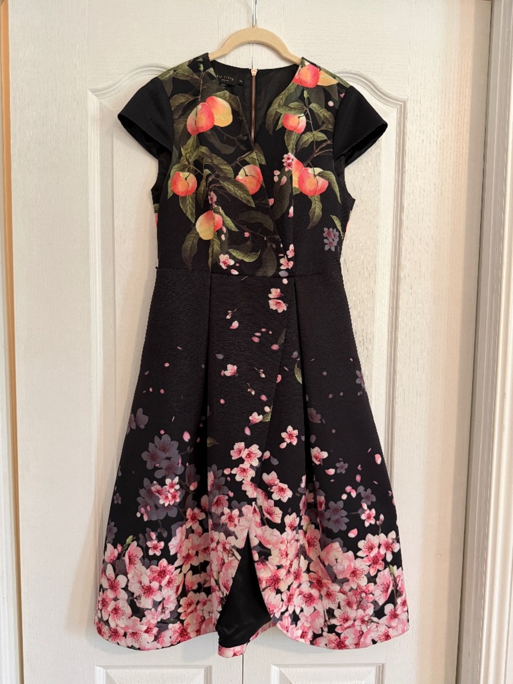 Ted Baker Floral Fit & Flare Dress Size 2 / US 6